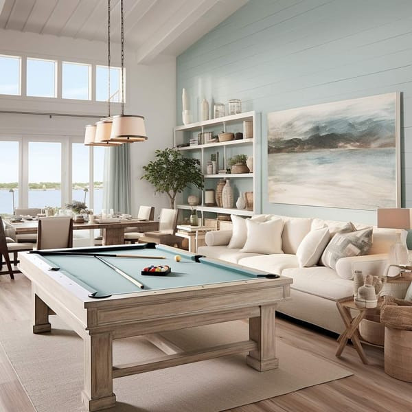 Coastal Farmhouse Game Room
