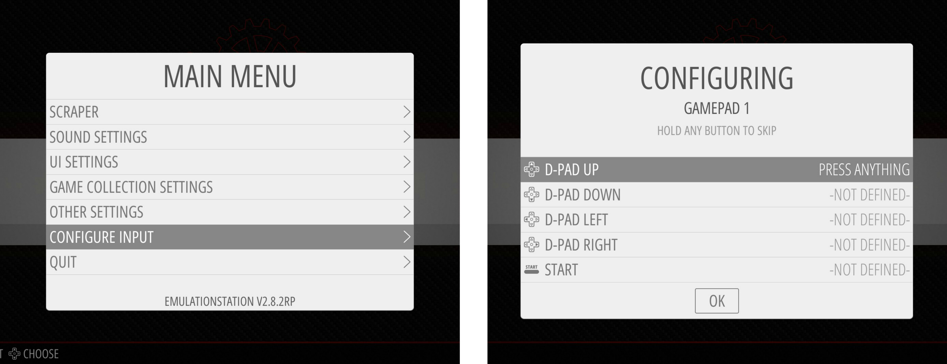 Configure Input