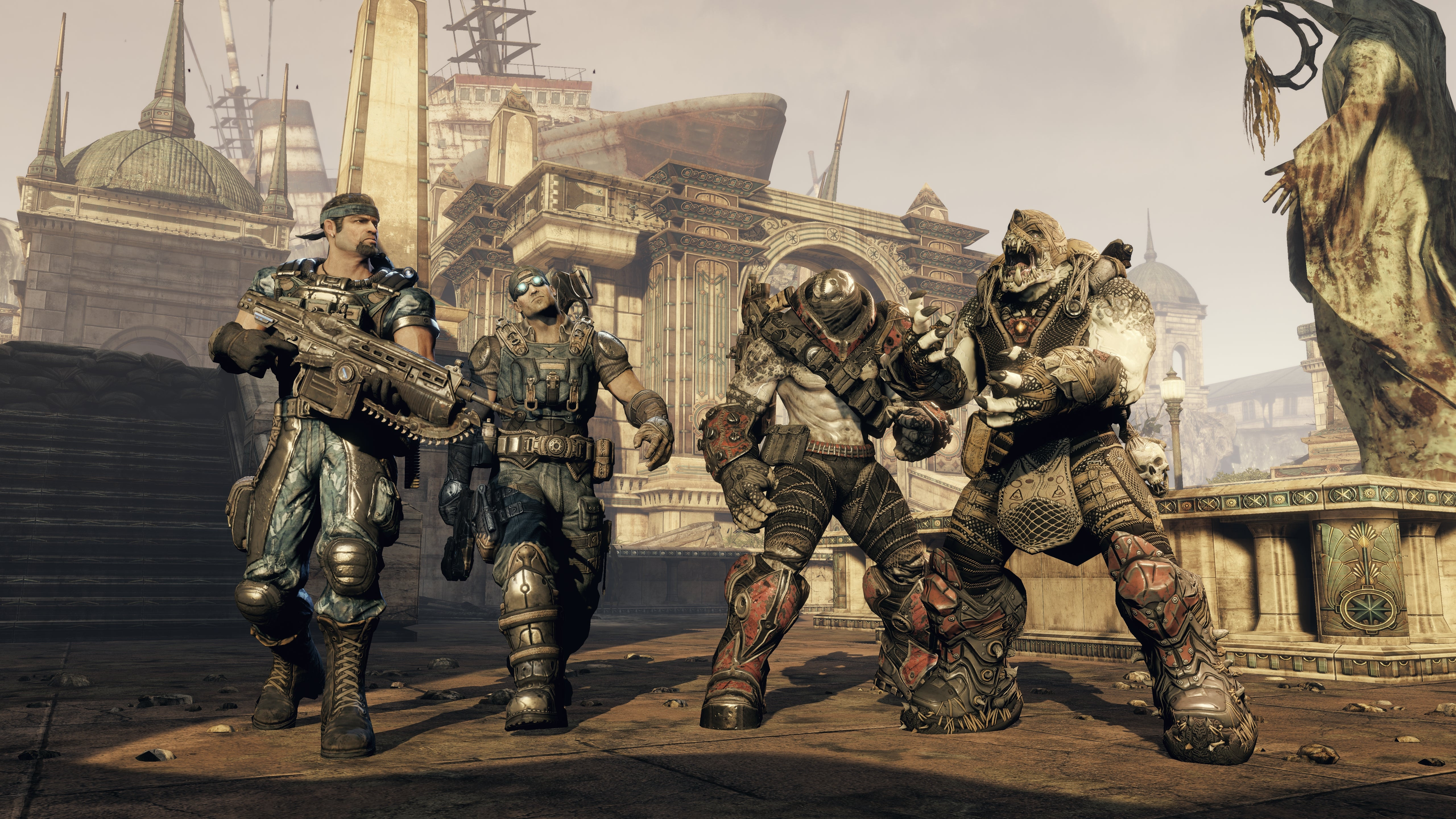 Gears of War 3 squad of characters