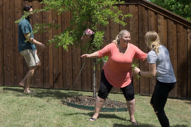 capture the flag outdoor game