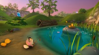 Players can build and customize their own town in Garden Paws.
