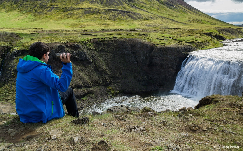 Þórufoss Waterfall Scenery