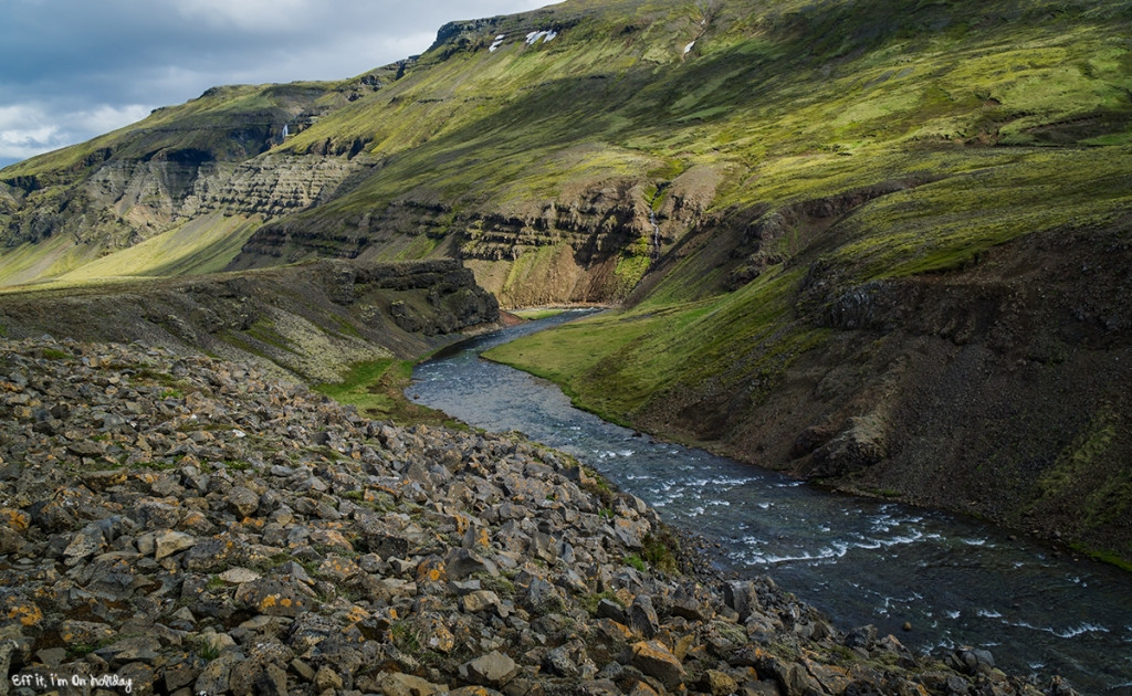 Þórufoss Waterfall in Iceland