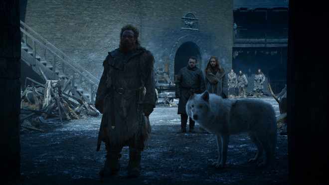 Ghost reunited with Jon Snow