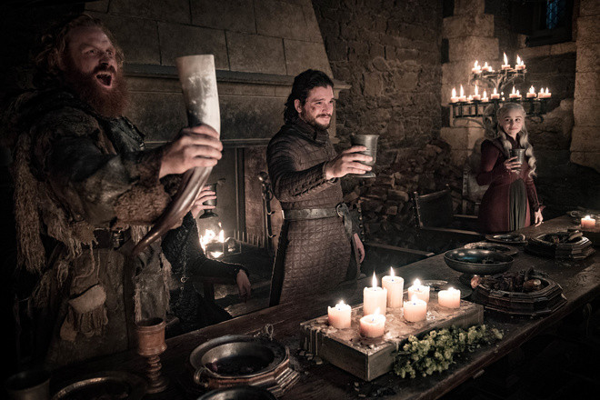 Tormund leads the Wildlings north