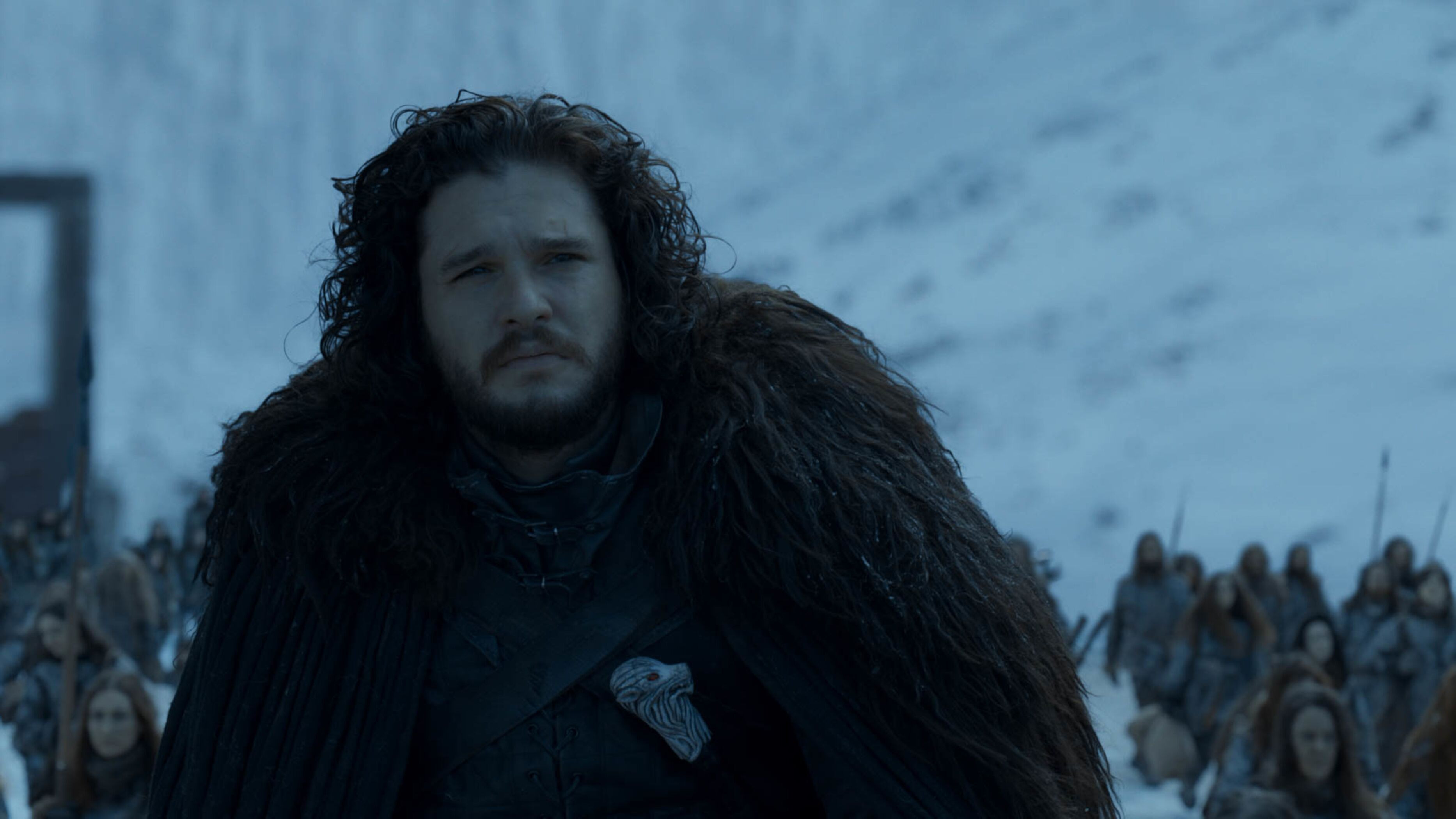 Jon Snow looks conflicted after making a difficult decision.