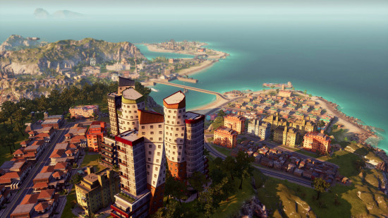 Tropico 6 built-up island