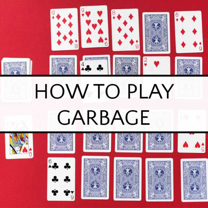 garbage card game in progress