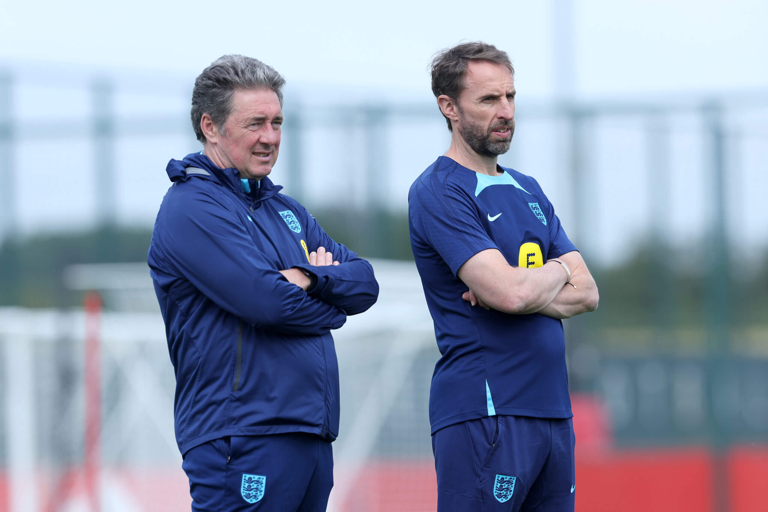 Gareth Southgate with England team