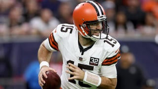 Cleveland Browns quarterback Deshaun Watson leading the offense.