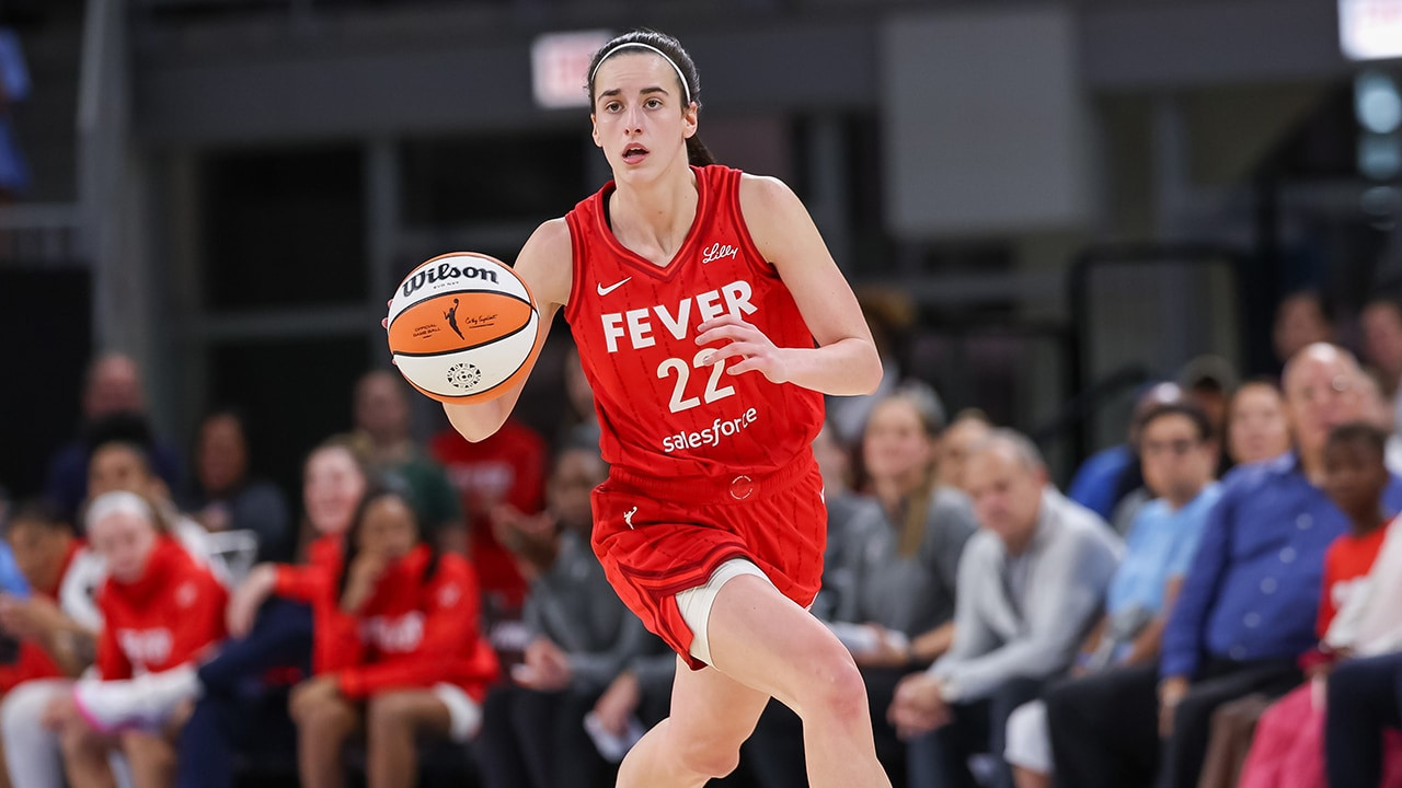 Caitlin Clark in action