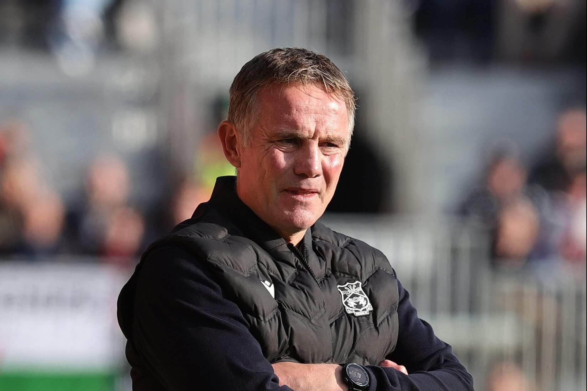 Phil Parkinson at a Wrexham game