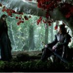 Catelyn Stark in the Godswood, contemplating matters of state and family