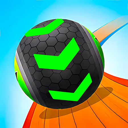 Going Balls Game Alternative Text: A thrilling arcade-style game where players navigate a rolling ball through challenging obstacle courses, testing their precision and reflexes.