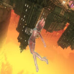 Kat using her gravity powers in Gravity Rush