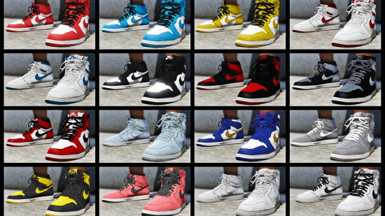 The Ultimate Sneaker Pack lets you kit Franklin out with classic Air Jordans, making it one of the best GTA 5 mods.