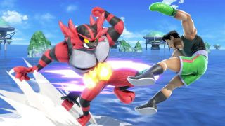 Incineroar fighting Little Mac in Super Smash Bros. Ultimate.