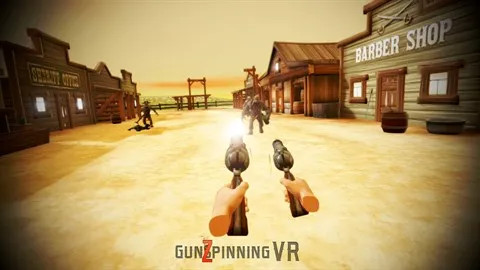 Western-Style Action of GunSpinning VR
