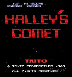 Halley's Comet Arcade Screen