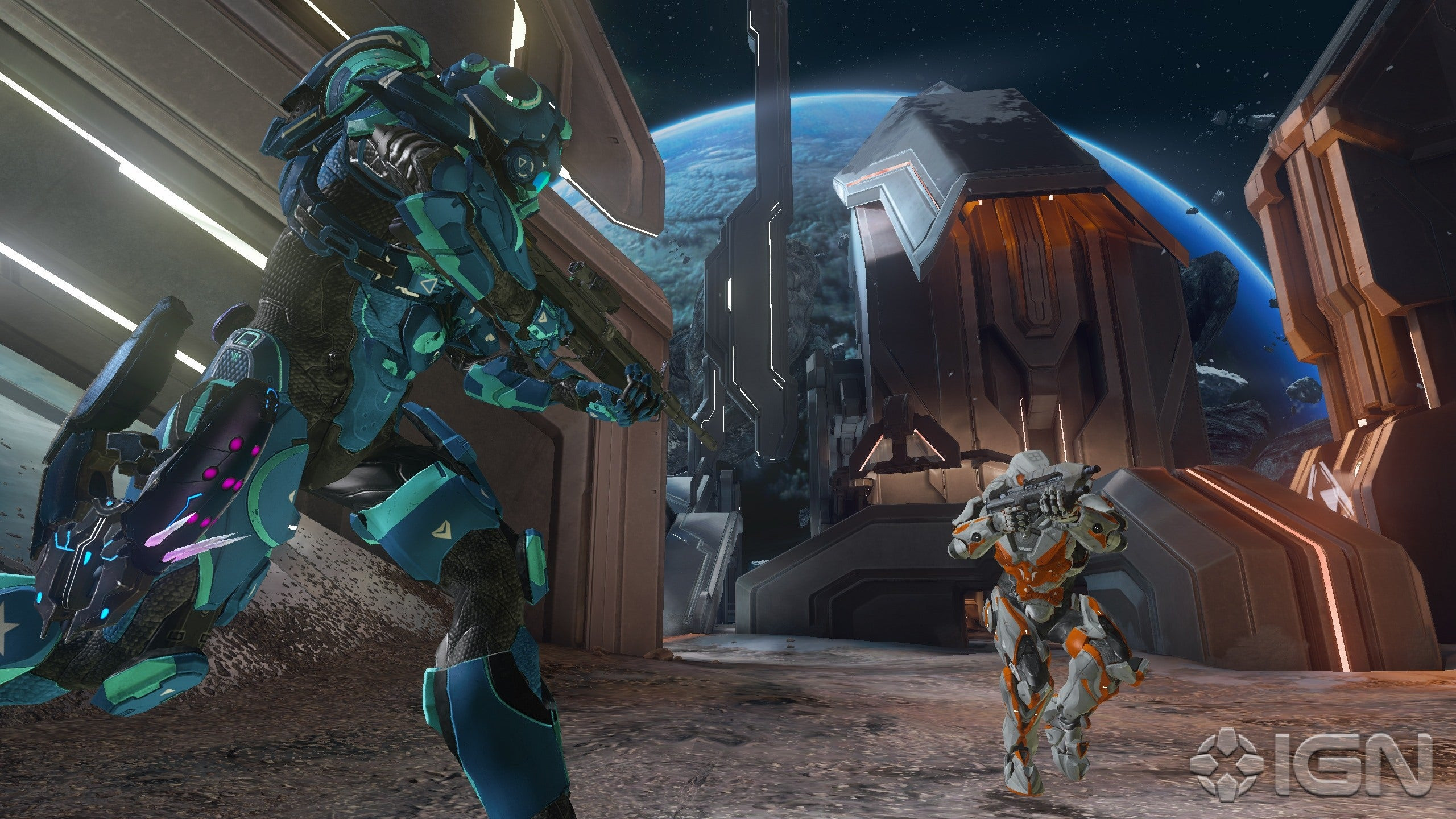 Halo Spartans facing off