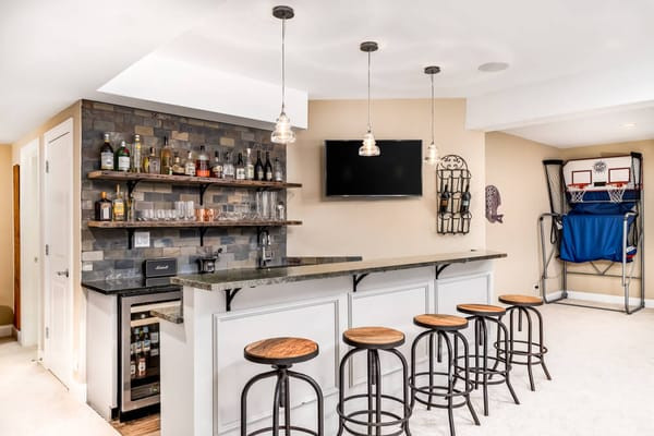 Small Basement Bar