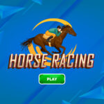Horse Racing Game Welcome Screen Screenshot.