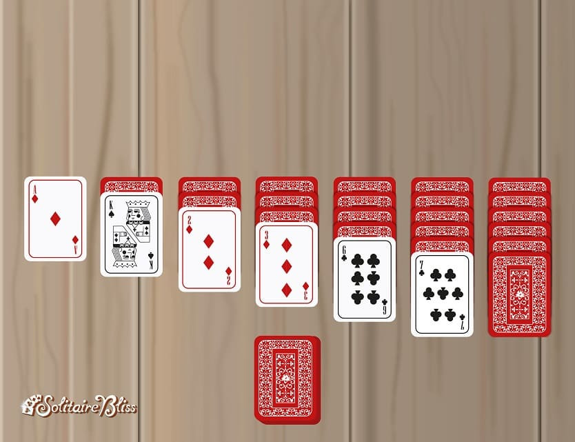 Cards for solitaire step 6