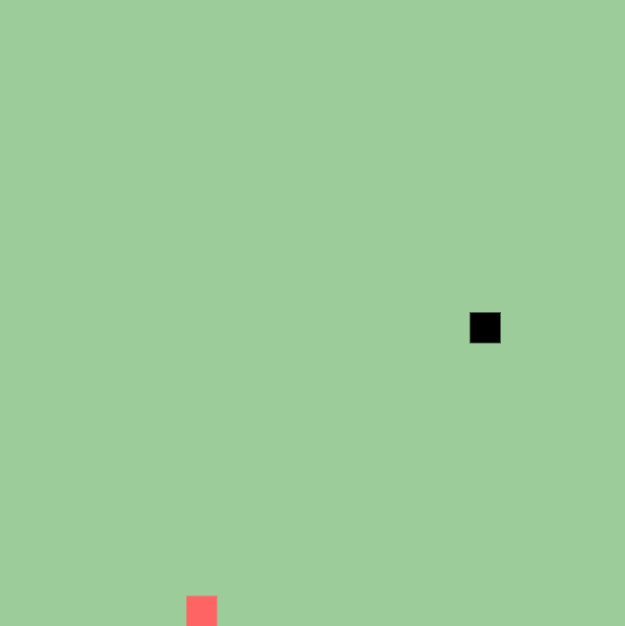 the final result of the snake game