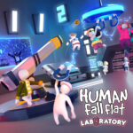 Human: Fall Flat allows players to engage in physics-based puzzle and exploration with friends in a unique world