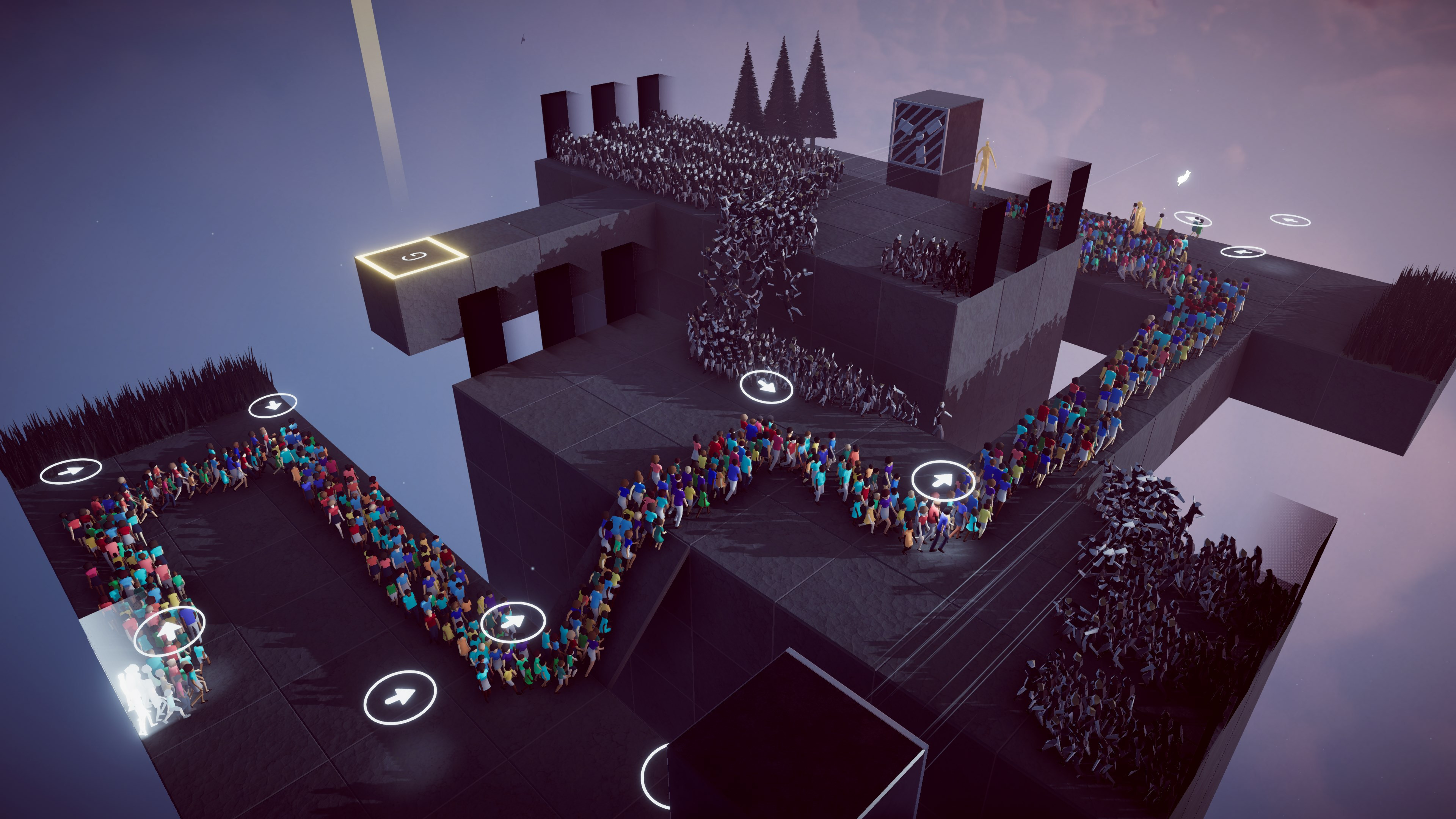 Humanity Game Level Layout