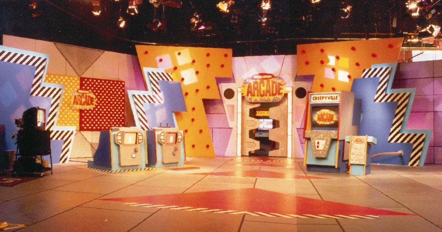 Nick Arcade with video games