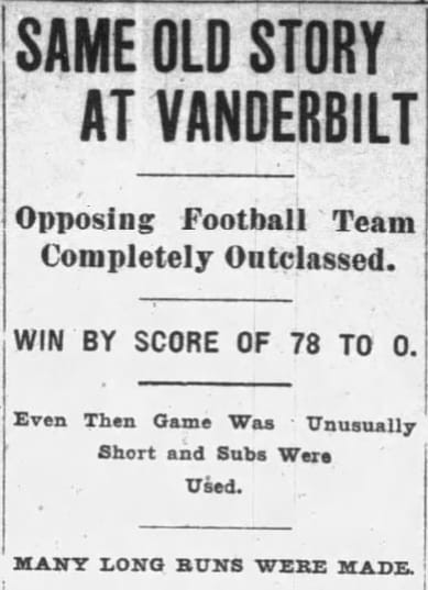 Headline from 1906