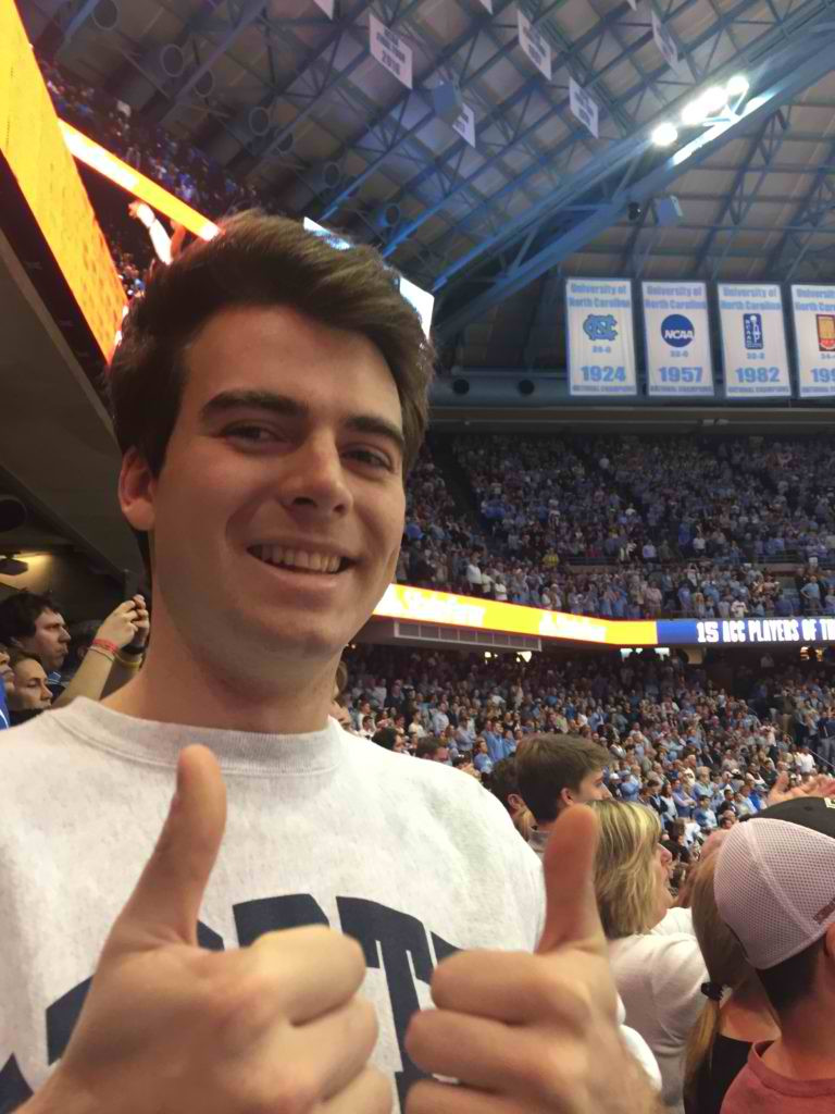 Crowd at a UNC Duke game