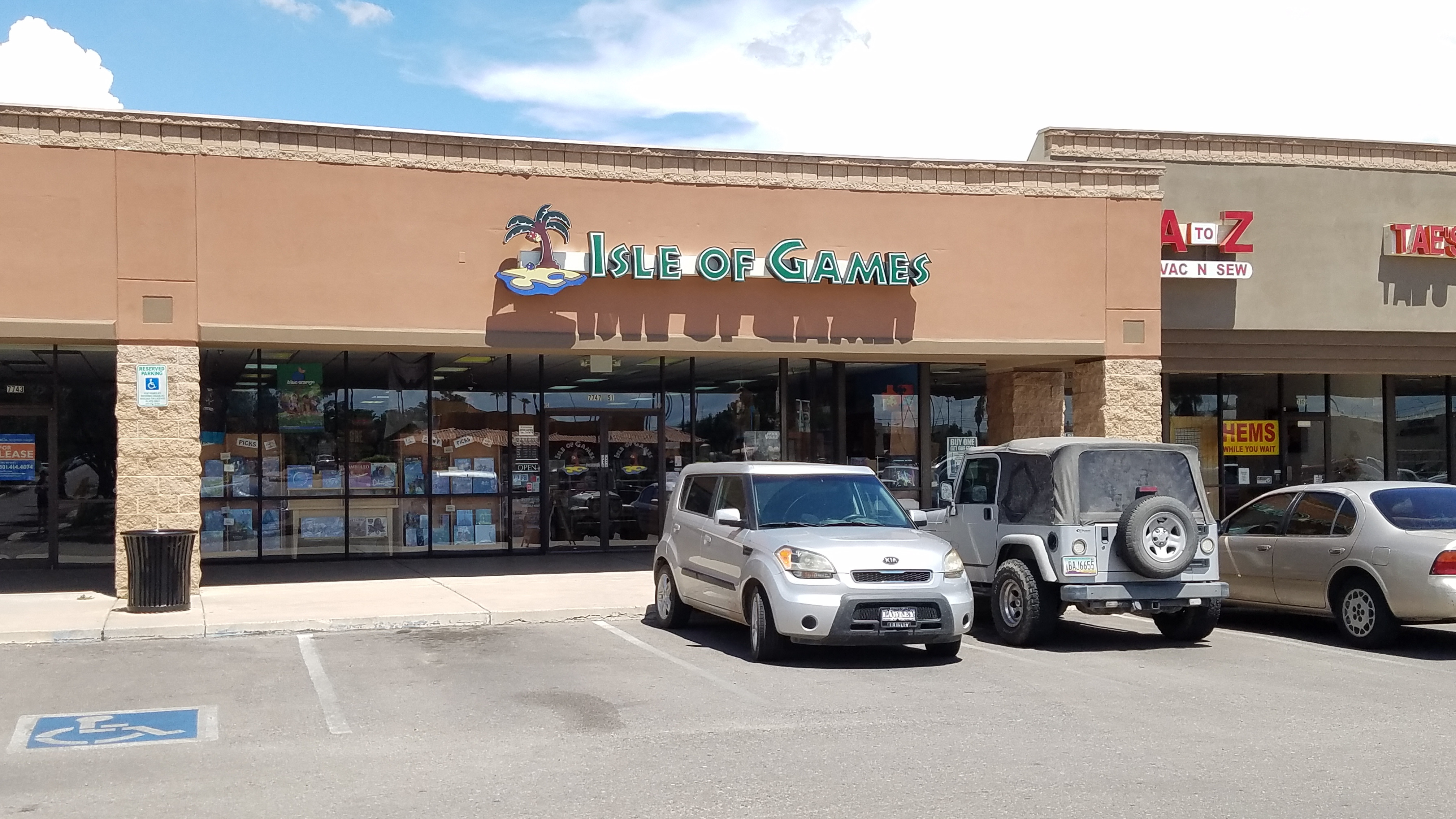 Isle of Games is a friendly local game store in Tucson