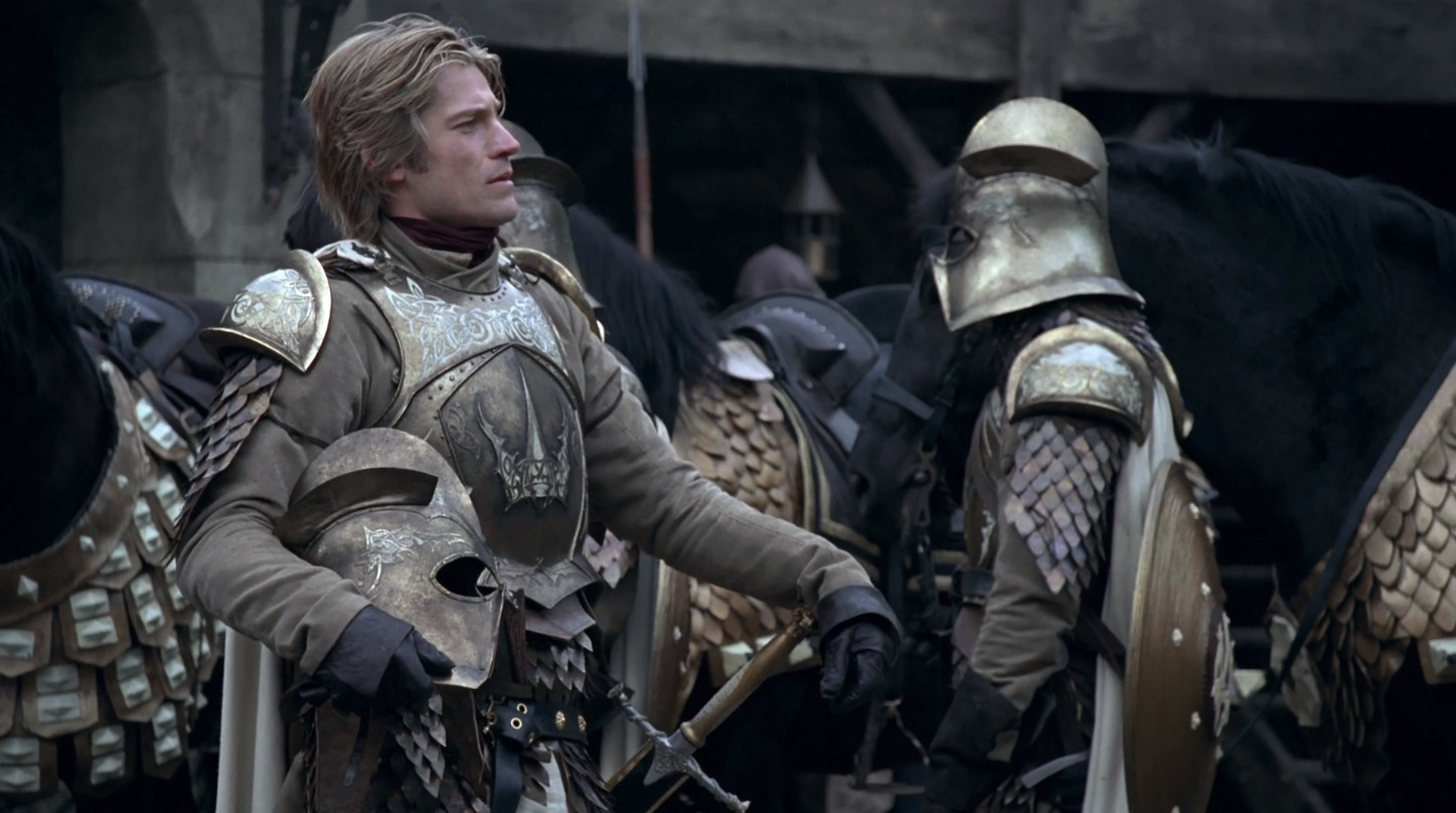 Jaime Lannister in Kingsguard armor