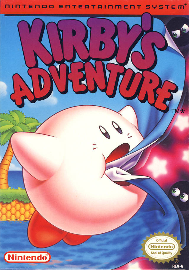 Kirby's Adventure Box Art
