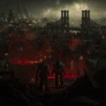 Screenshot from the debut trailer for Gears of War E-Day.
