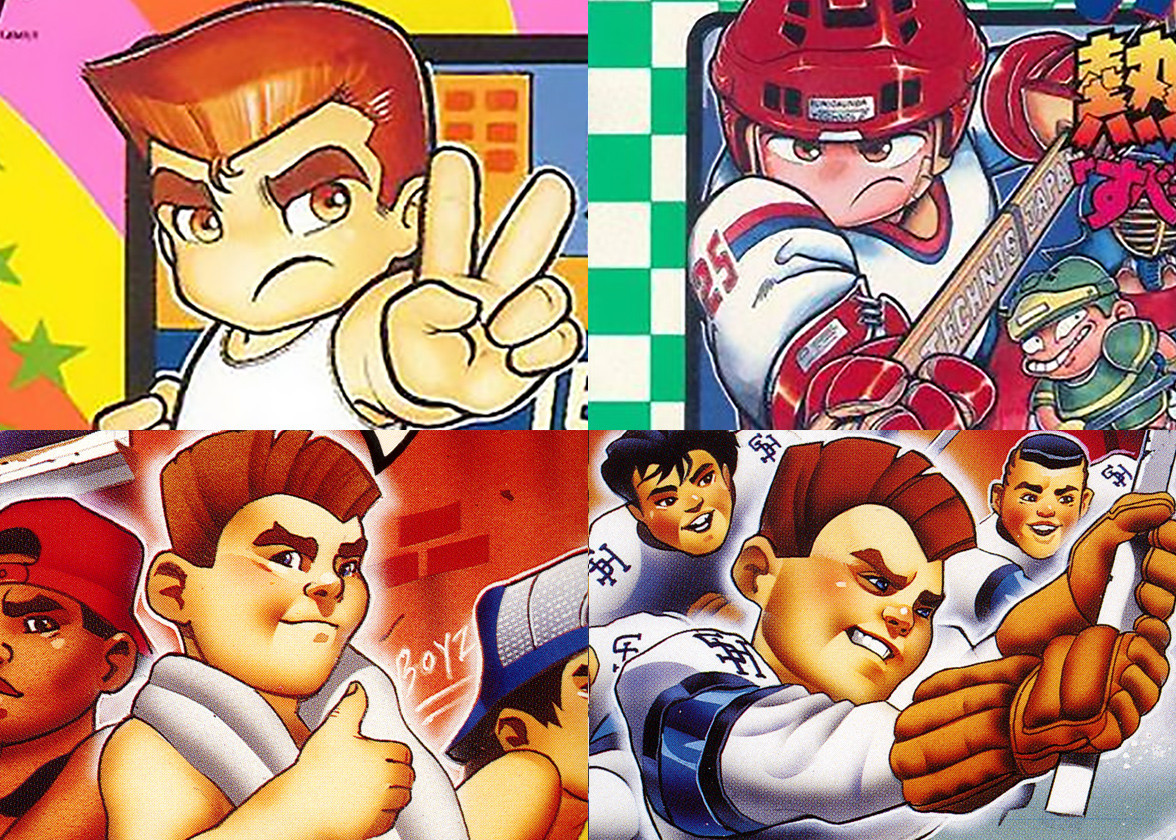 Kunio-kun, the star of Nekketsu High games, rebranded as Crash ‘n the Boys for the American market