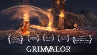Grimvalor gameplay featuring dark fantasy combat and platforming elements