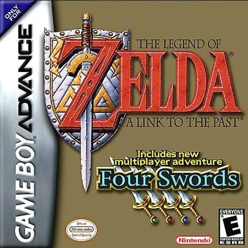 The Legend of Zelda: A Link to the Past with Four Swords GBA cover