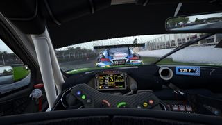 Assetto Corsa Competizione view from the driver