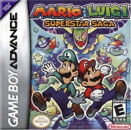 Mario &amp; Luigi: Superstar Saga GBA cover