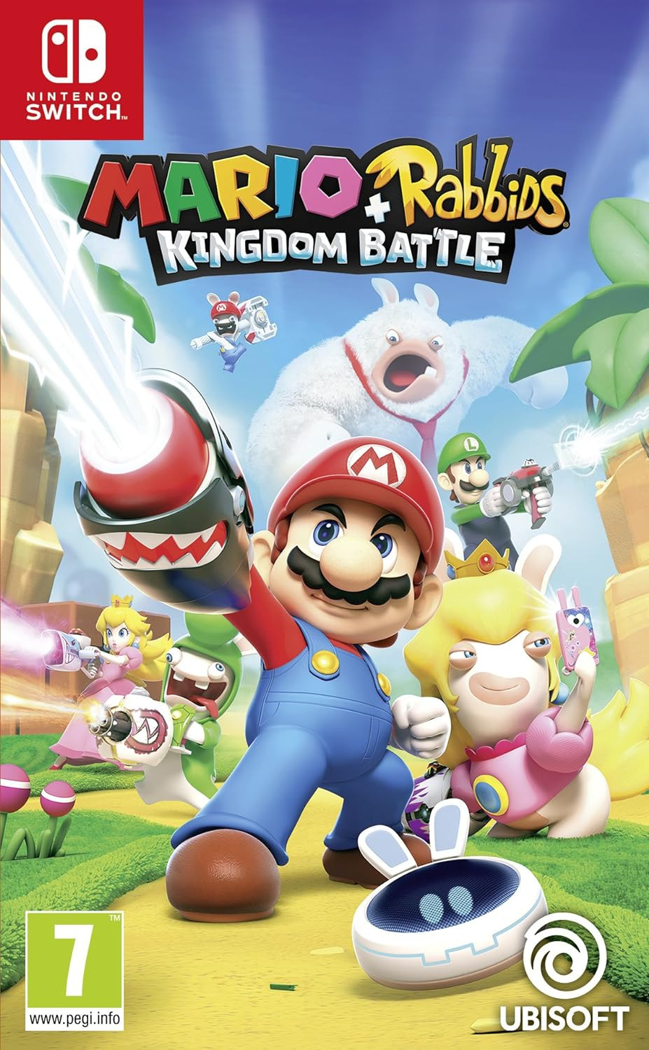 Action shot of Mario + Rabbids Kingdom Battle