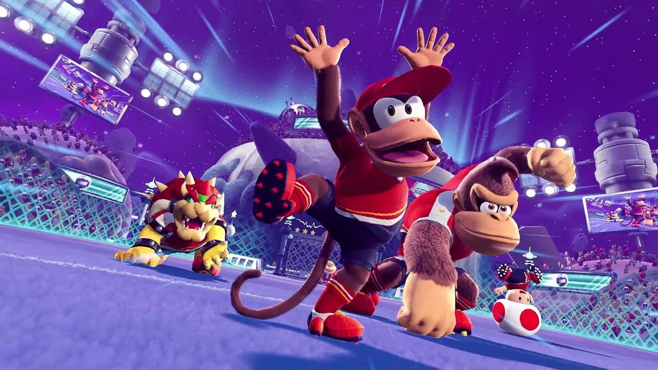 Mario Strikers: Battle League offers intense soccer action with Mario characters