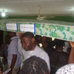 Volunteers personify the pillars of the Mattress Game