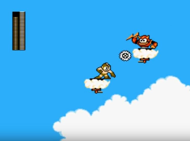 Mega Man 2 in action on NES