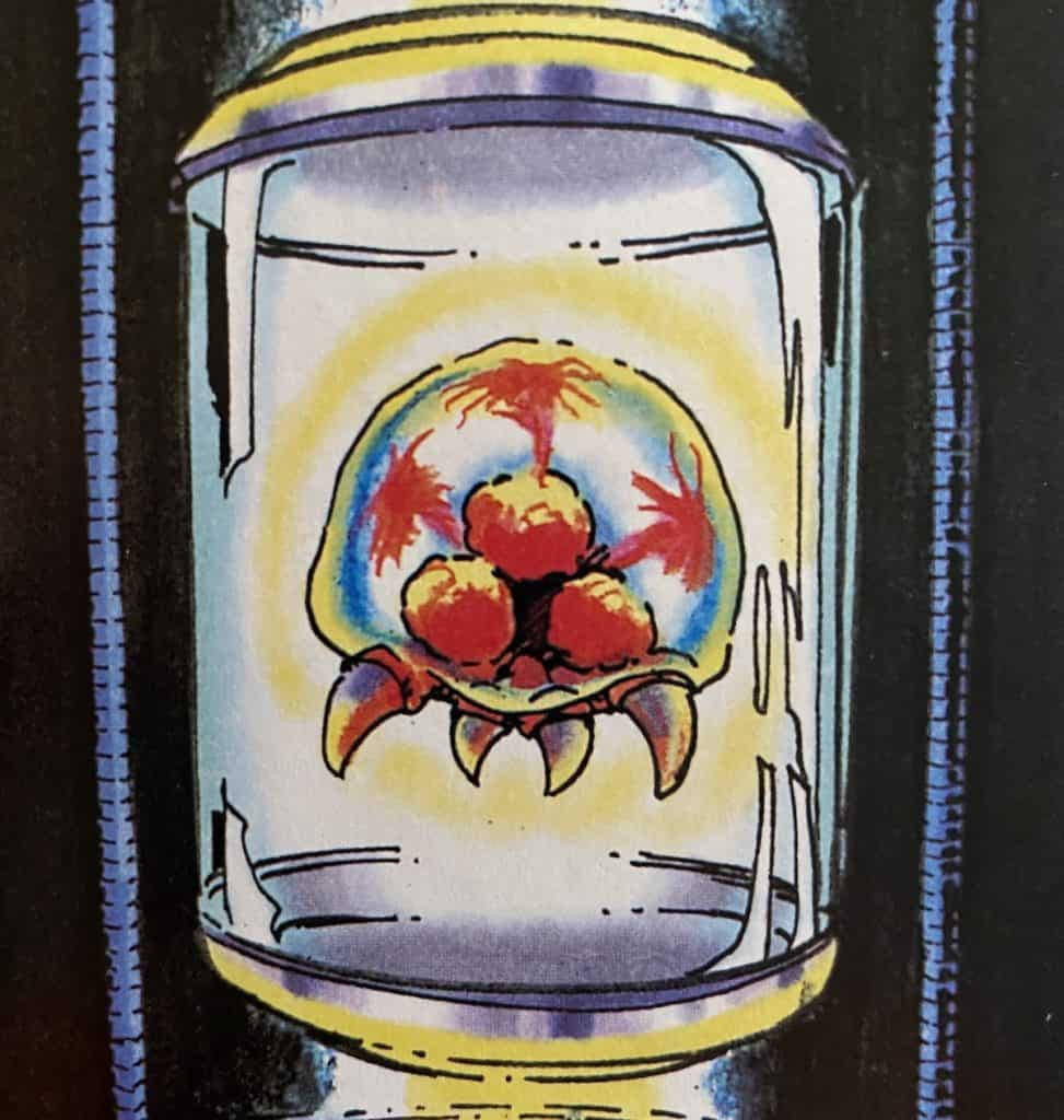 Metroid in a capsule from Super Metroid guide
