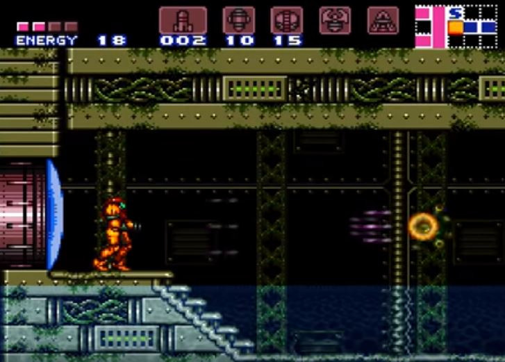 Super Metroid exploration on SNES