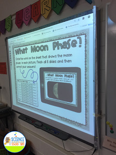 Digital moon phase review activity
