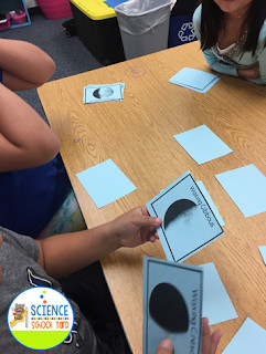 An example of a moon phase memory game